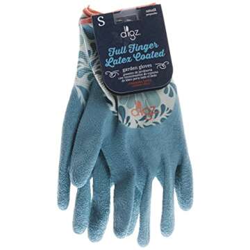 Stylish and Durable DIGZ 77383 Gardening Gloves with Forearm Protection