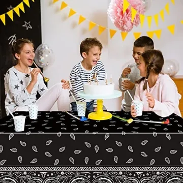 K1tpde Bandana Tablecloths for Western Decor