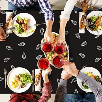 K1tpde Bandana Tablecloths for Western Decor