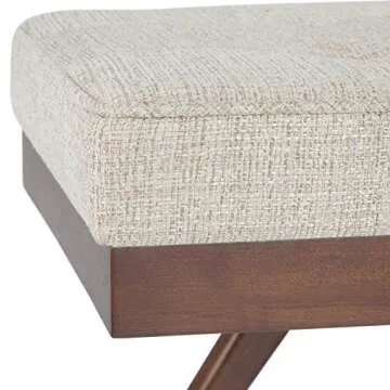 SIMPLIHOME Bedford SOLID WOOD Universal TV Media Stand, 53.9 inch Wide, Living Room Entertainment Center, Storage Cabinet with Glass Doors, for Flat Screen TVs up to 60 inches in Dark Tobacco Brown