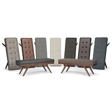 SIMPLIHOME Bedford SOLID WOOD Universal TV Media Stand, 53.9 inch Wide, Living Room Entertainment Center, Storage Cabinet with Glass Doors, for Flat Screen TVs up to 60 inches in Dark Tobacco Brown