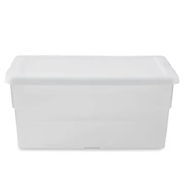 Sterilite Clear Storage Box - Durable & Versatile Organization