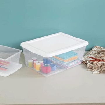 Sterilite Clear Storage Box - Durable & Versatile Organization