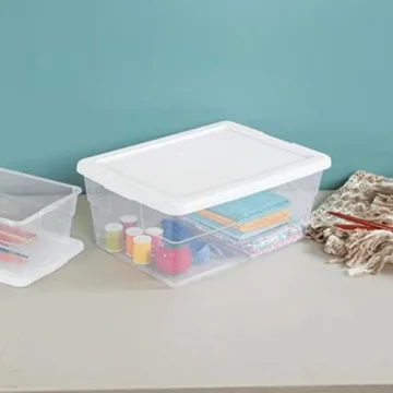 Sterilite Clear Storage Box - Durable & Versatile Organization