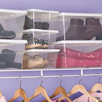 Sterilite Clear Storage Box - Durable & Versatile Organization