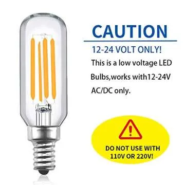 Lustaled 12V Warm White LED Bulbs for RVs and Boats