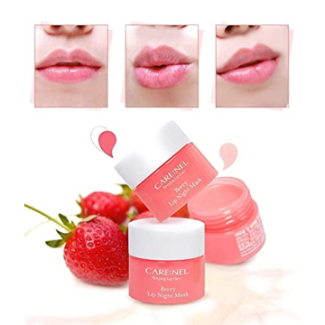 CARENEL Lip Sleeping Mask 5g (Berry 3Set) - Lip gloss Cream - Overnight Treatments Lip Balm