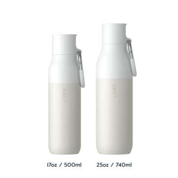 LARQ Flip Top 25 oz Insulated Stainless Steel Water Bottle | Travel & Gym Ready