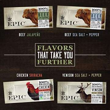 Epic Beef Apple Bacon Bars, Whole30, Paleo Friendly, 12 ct, 18 oz