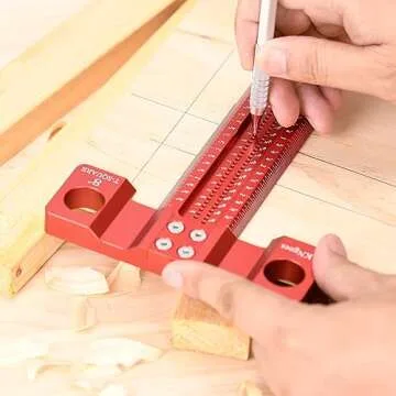AKNgoes 12in Woodworking T-Square Ruler for Precision