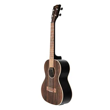 Kala Striped Ebony Tenor Ukulele with EQ for All Skill Levels