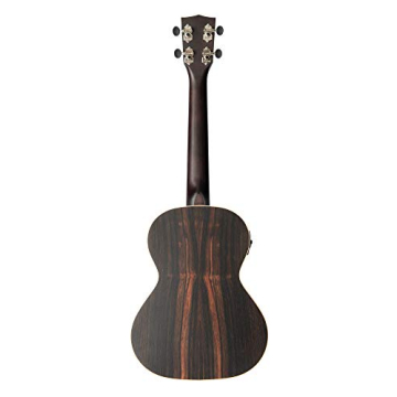 Kala Striped Ebony Tenor Ukulele with EQ for All Skill Levels