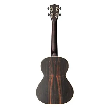 Kala Striped Ebony Tenor Ukulele with EQ for All Skill Levels