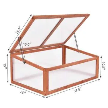 Giantex Garden Cold Frame for Easy Plant Growth and Protection