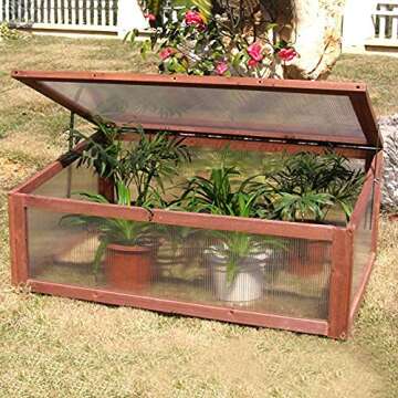 Giantex Garden Cold Frame for Easy Plant Growth and Protection