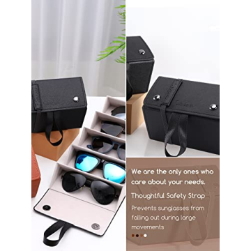 Cloudever Foldable Sunglasses Case - Travel Organizer