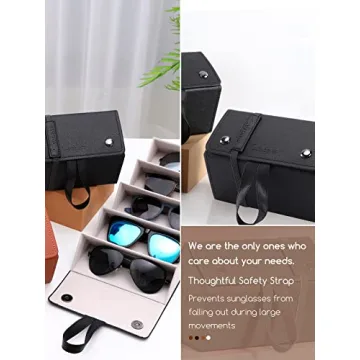 Cloudever Foldable Sunglasses Case - Travel Organizer