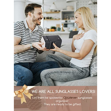 Cloudever Foldable Sunglasses Case - Travel Organizer