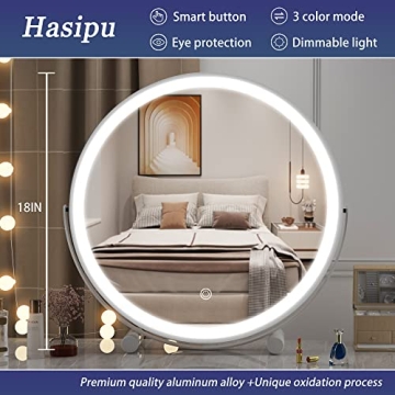Hasipu Vanity Mirror with Lights for Flawless Makeup