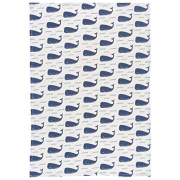 Now Designs Ahoy Matey Cotton Floursack Kitchen Dish Towels 20 x 30in, Set of 3