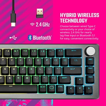 Cooler Master CK721 Hybrid Wireless Mechanical Gaming Keyboard