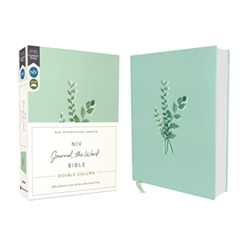 NIV Journal the Word Bible, Double-Column, Teal Cloth Cover, Perfect for Note-Taking