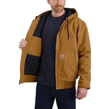 Carhartt Men's Insulated Active Jacket - Ultimate Warmth