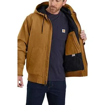 Carhartt Men's Insulated Active Jacket - Ultimate Warmth