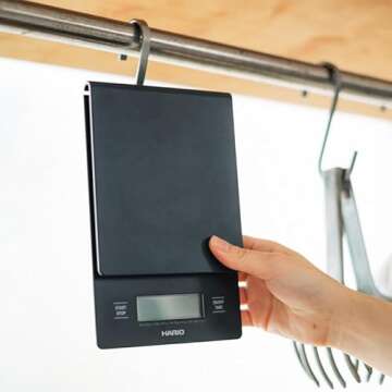 Hario V60 Drip Scale, Black (New Model)