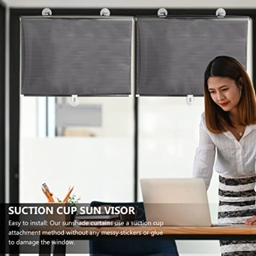 Blackout Window Cover: Portable Shade with Suction Cups