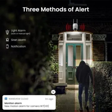 Wansview 2K Wireless Outdoor Security Camera for Home Security