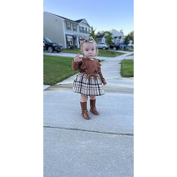 Stylish Baby Girl Fall Winter Outfit Set for Toddlers