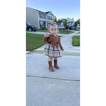 Stylish Baby Girl Fall Winter Outfit Set for Toddlers