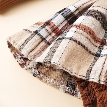 Stylish Baby Girl Fall Winter Outfit Set for Toddlers