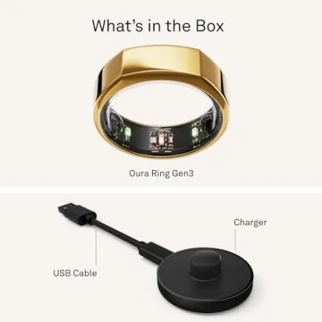 Oura Ring Gen3 Heritage Gold - Smart Health Tracking Ring