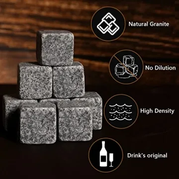 Whiskey Stones Gift Set for Men - Perfect for Gifts