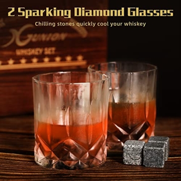 Whiskey Stones Gift Set for Men - Perfect for Gifts