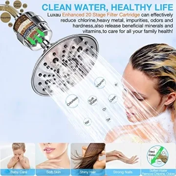 Genuine 20-Stage Shower Filter for Soft Water & Purification