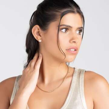 Barzel 18K Gold Plated Caged Pearl Earrings - Elegance