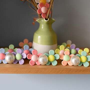 Stylish Fxfenoxo Flower Charms for Beach Bags and Totes