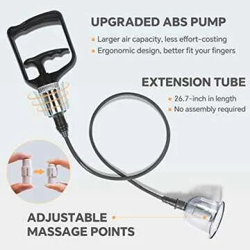 AIKOTOO Cupping Therapy Set with 12 Adjustable Massage Cups for Pain Relief