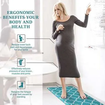 WISELIFE Kitchen Comfort Mat for Home & Office