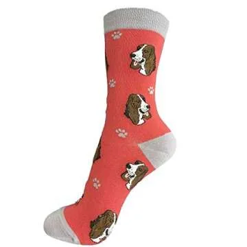 E&S Pets Boston Terrier Socks - Fun Unisex Socks - Crazy Pet Lover - Novelty Socks Funny Gifts for D...