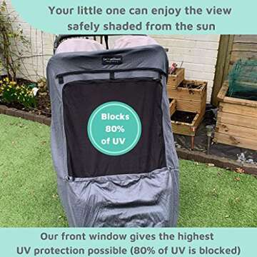Top Universal Double Stroller Sun Shade for Twins
