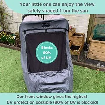 Top Universal Double Stroller Sun Shade for Twins