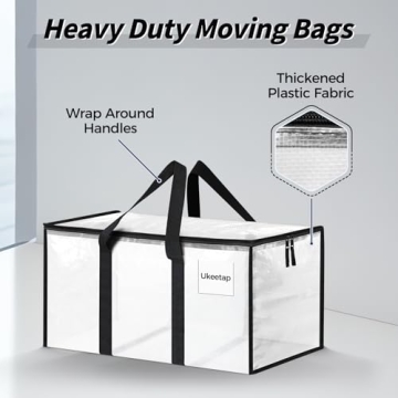 Extra Large Heavy Duty Moving Bags for Easy Packing