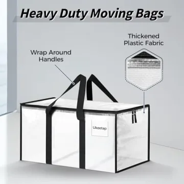Extra Large Heavy Duty Moving Bags for Easy Packing