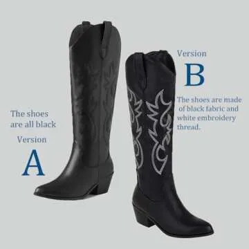 Stylish & Comfortable MeiLuSi Cowgirl Boots for Women