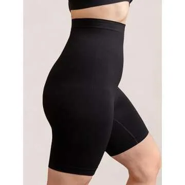 SHAPERMINT Shapewear for women - High-Waisted Shapewear Tummy Control Shorts, Faja body shaper, underwear for women Black