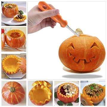 Professional Pumpkin Carving Tools Kit - 11 Pieces